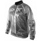 Shot transparent motorcycle rain jacket