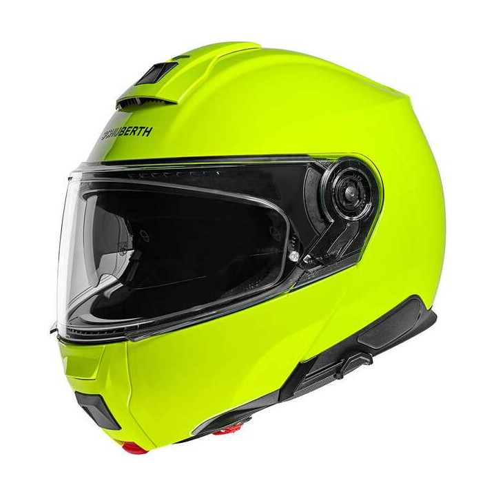 Casque moto modulable Schuberth C5 Jaune Fluo