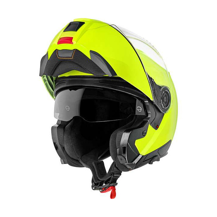 Casque moto modulable Schuberth C5 Jaune Fluo