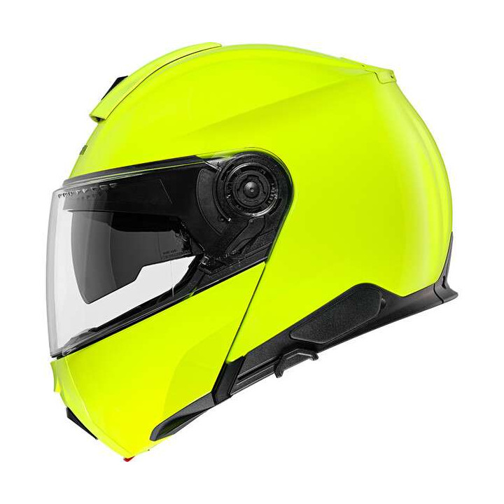 Casque moto modulable Schuberth C5 Jaune Fluo