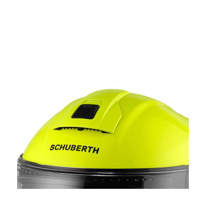Casque moto modulable Schuberth C5 Jaune Fluo