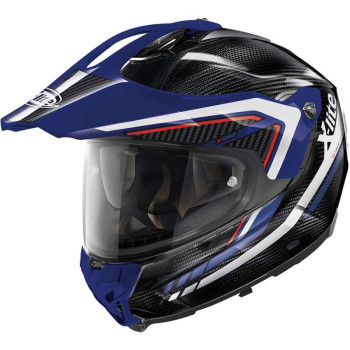 Casque moto X-Lite X552 ULTRA CARBON LATITUDE N COM Noir/Bleu/Rouge