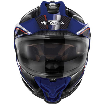 Casque moto X-Lite X552 ULTRA CARBON LATITUDE N COM Noir/Bleu/Rouge