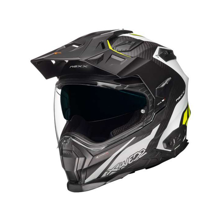 Nexx X.WED2 VAAL White/Neon Mat Carbon helmet size S