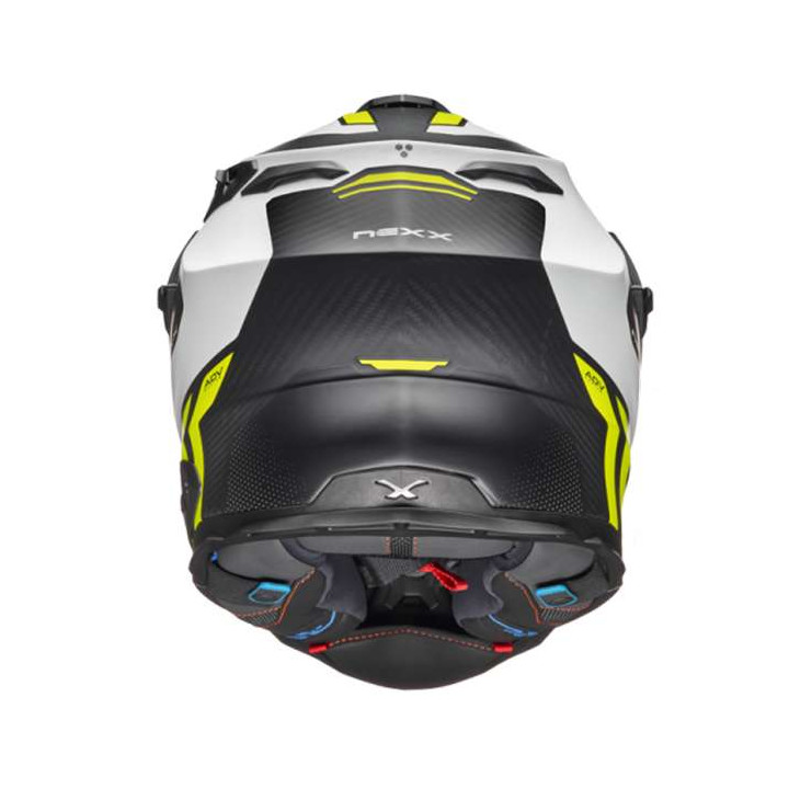 Nexx X.WED2 VAAL White/Neon Mat Carbon helmet size S