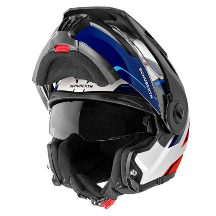 Casque moto modulable Schuberth E1 ENDURANCE Bleu