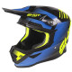 Casque moto cross Shot FURIOUS TRUST 2020 Black Cyan Neon Yellow Glossy taille S