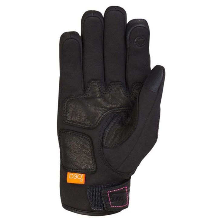 Motorcycle gloves Furygan TD SOFT Lady D3O Black