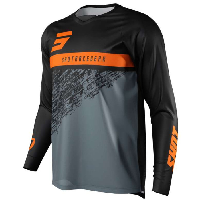 Shot DEVO ROLL 2022 ORANGE motocross jersey