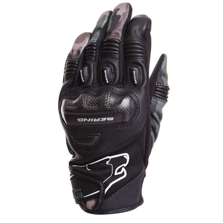 Bering DERECK CAMO summer motorcycle gloves size 8