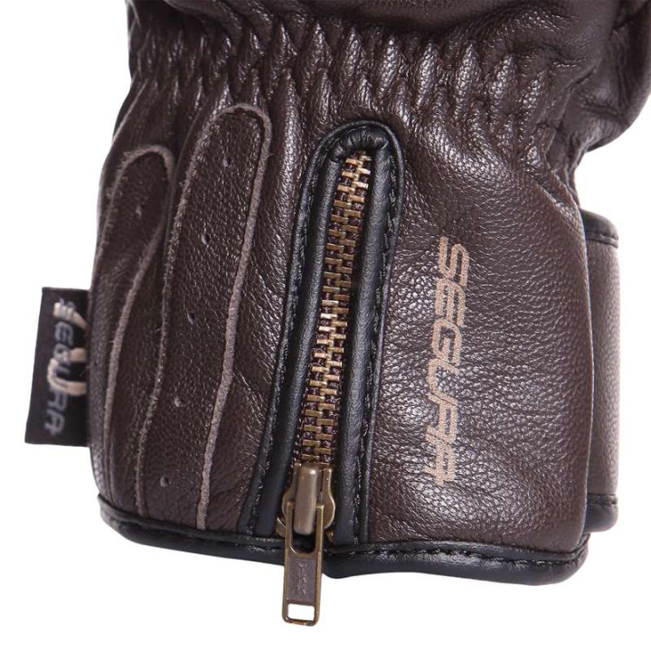 Gants moto fin de série Segura JUSTICE MARRON