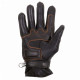 Helstons MONZA Soft Leather Summer Gloves Black/Brown