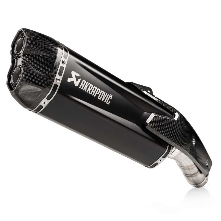 AKRAPOVIC Titanium black approved muffler Kawasaki Z1000 H2 (S-K10SO31-HGITBL)