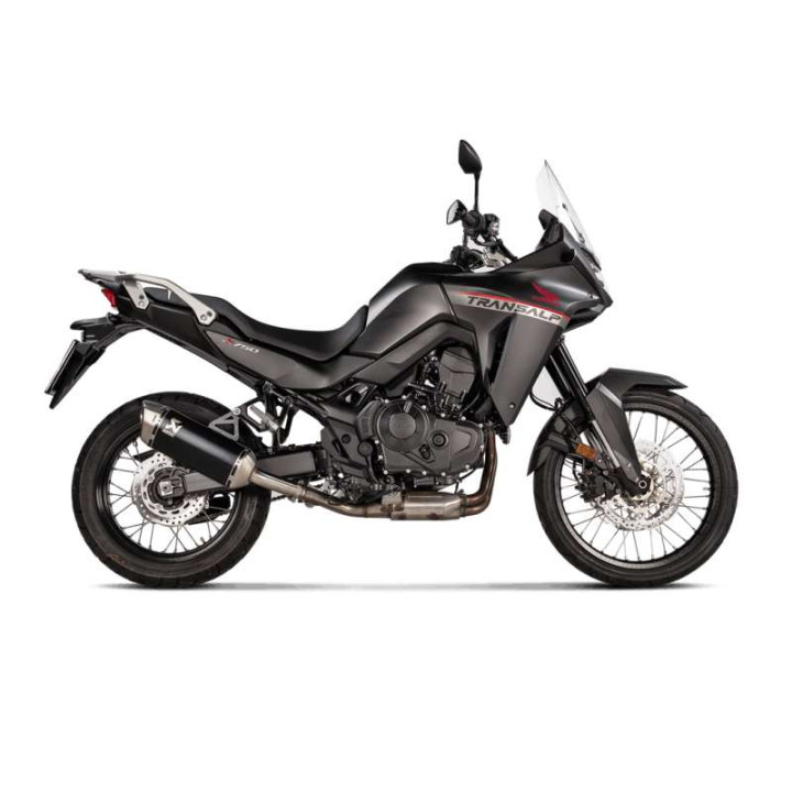 AKRAPOVIC Titanium black approved muffler Honda XL750 Transalp (S-H7SO6-HRTBL)