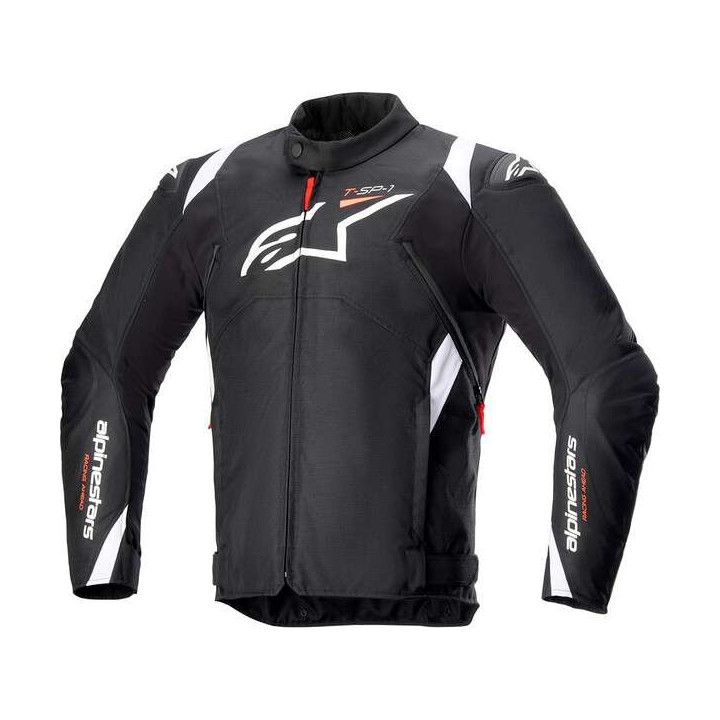 Alpinestars T-SP 1 V2 WATERPROOF Motorcycle Jacket Black/White