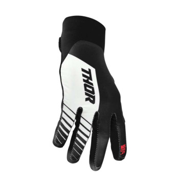Gants moto cross Thor AGILE ANALOG BLACK/WHITE Gants moto cross Thor AGILE ANALOG BLACK/WHITE