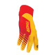 Gants moto cross Thor AGILE ANALOG LEMON/RED