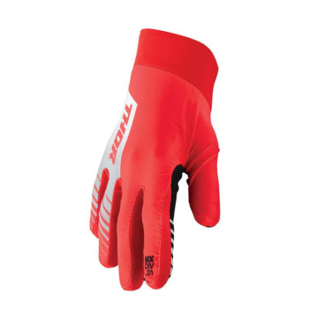 Gants moto cross Thor AGILE ANALOG RED/WHITE Gants moto cross Thor AGILE ANALOG RED/WHITE