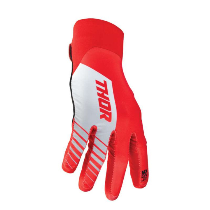 Gants moto cross Thor AGILE ANALOG RED/WHITE Gants moto cross Thor AGILE ANALOG RED/WHITE