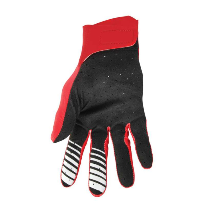 Gants moto cross Thor AGILE ANALOG RED/WHITE