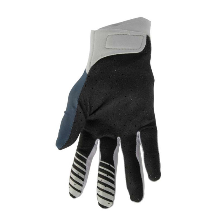 Gants moto cross Thor AGILE SOLID MIDNIGHT/GRAY