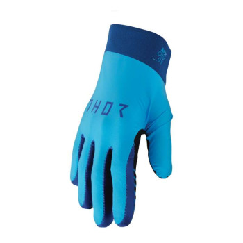 Gants moto cross Thor AGILE SOLID BLUE/NAVY