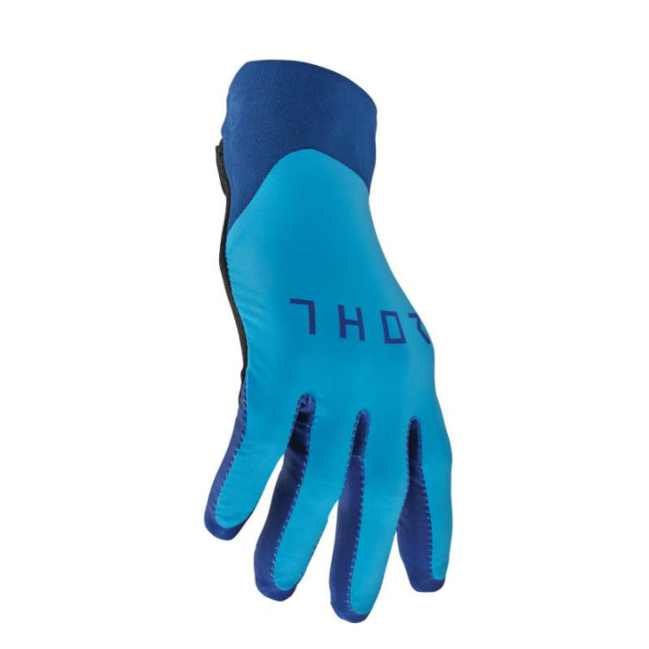 Gants moto cross Thor AGILE SOLID BLUE/NAVY Gants moto cross Thor AGILE SOLID BLUE/NAVY