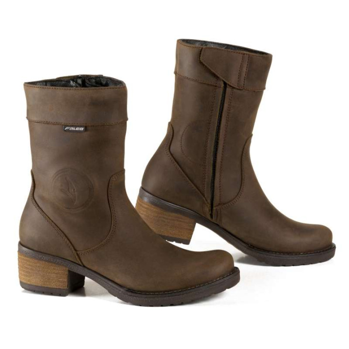 Falco AYDA 2 women's motorcycle boots Brown