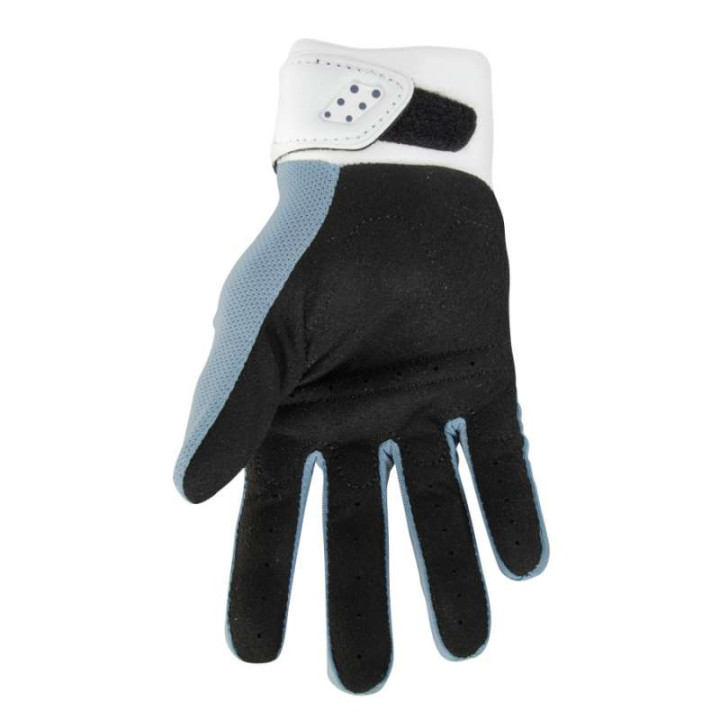 Gants moto cross femme Thor SPECTRUM BLUE/WHITE