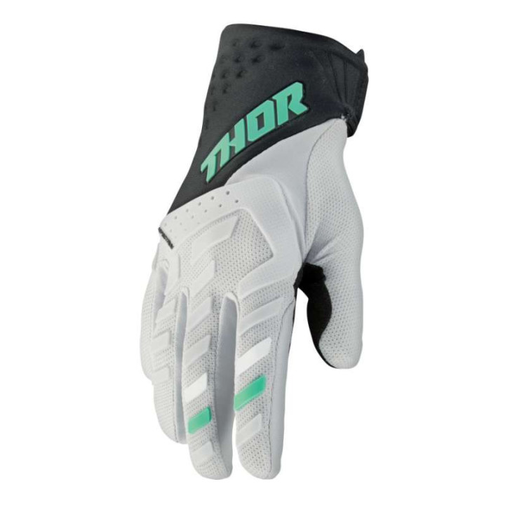 Thor SPECTRUM BLACK/MINT women's motocross gloves Thor SPECTRUM BLACK/MINT women's motocross gloves