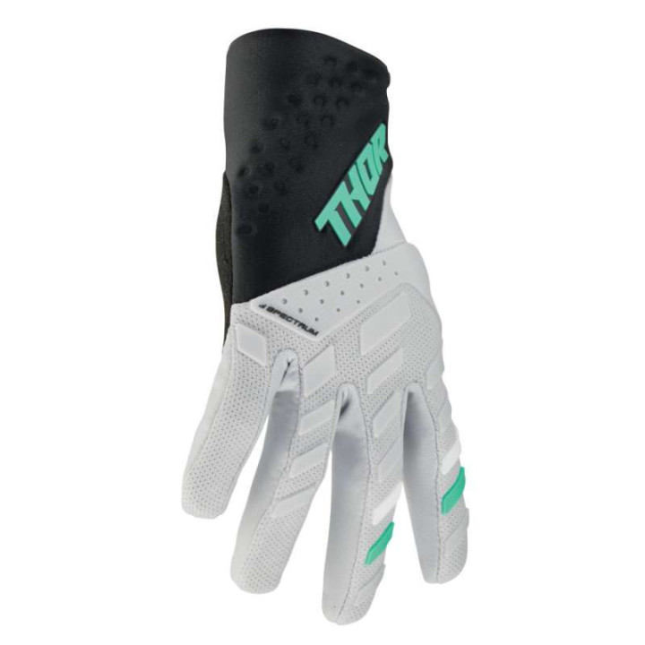 Gants moto cross femme Thor SPECTRUM BLACK/MINT Gants moto cross femme Thor SPECTRUM BLACK/MINT