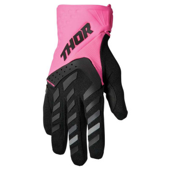 Gants moto cross femme Thor SPECTRUM PINK/BLACK Gants moto cross femme Thor SPECTRUM PINK/BLACK