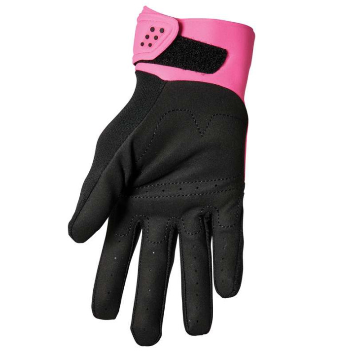 Gants moto cross femme Thor SPECTRUM PINK/BLACK