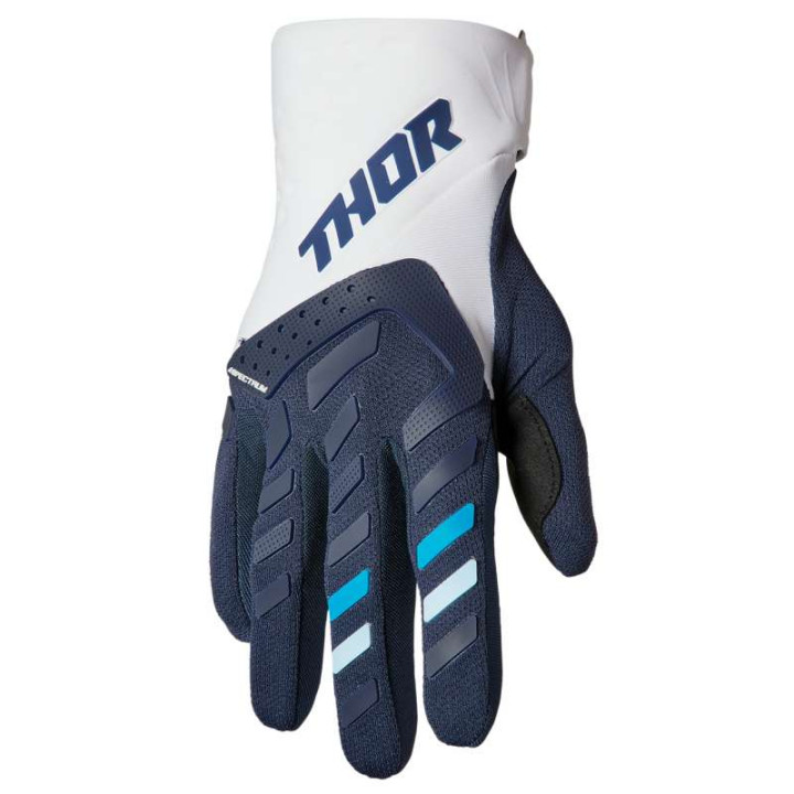 Thor SPECTRUM MIDNIGHT/WHITE women's motocross gloves Thor SPECTRUM MIDNIGHT/WHITE women's motocross gloves