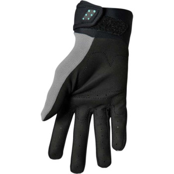Gants moto cross enfant Thor SPECTRUM GRAY/BLACK/MINT