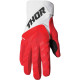 Gants moto cross enfant Thor SPECTRUM RED/WHITE