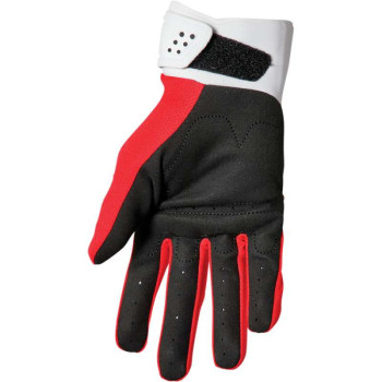 Gants moto cross enfant Thor SPECTRUM RED/WHITE