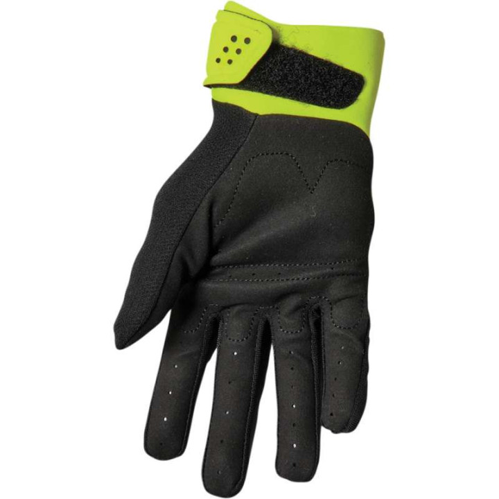 Gants moto cross enfant Thor SPECTRUM BLACK/FLO ACID
