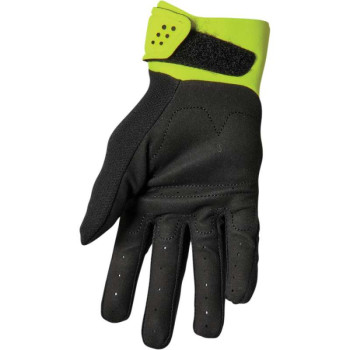 Gants moto cross enfant Thor SPECTRUM BLACK/FLO ACID