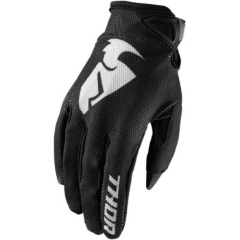 Gants moto cross enfant Thor SECTOR BLACK/WHITE Gants moto cross enfant Thor SECTOR BLACK/WHITE