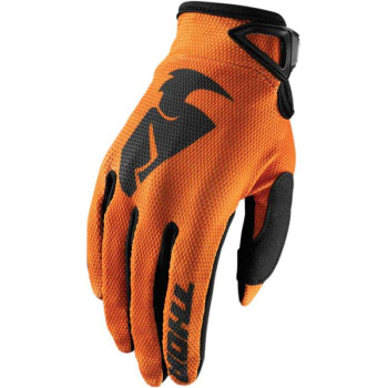 Gants moto cross enfant Thor SECTOR ORANGE/BLACK