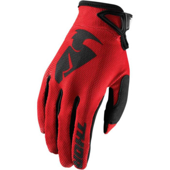 Gants moto cross enfant Thor SECTOR RED/BLACK