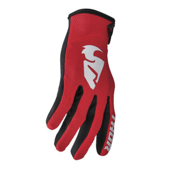 Gants moto cross enfant Thor SECTOR RED/WHITE