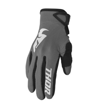 Gants moto cross enfant Thor SECTOR GRAY/WHITE