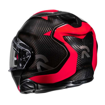 Casque moto modulable HJC RPHA 91 CARBON NOELA NOIR/ROUGE