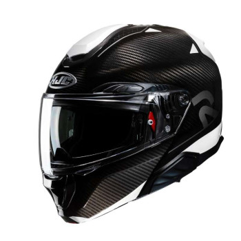 Casque moto modulable HJC RPHA 91 CARBON NOELA NOIR/BLANC