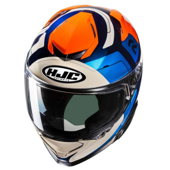 Casque moto HJC RPHA 71 COZAD BLEU/ORANGE