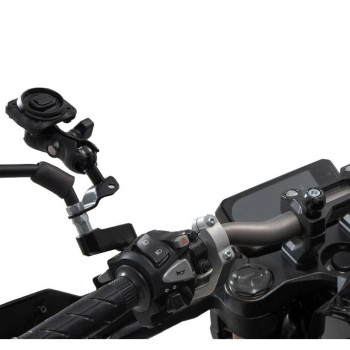Support grand smartphone SW-Motech T-Lock sur guidon/rétroviseur