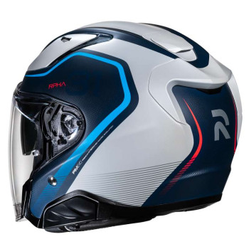 Casque moto HJC RPHA 31 KOUV GRIS/BLEU