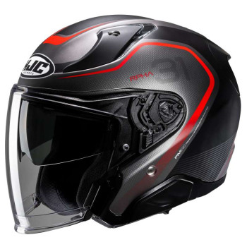 Casque moto HJC RPHA 31 KOUV NOIR/ROUGE